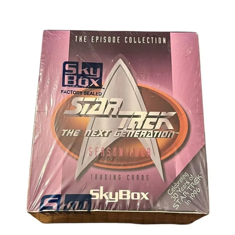 Star Trek The Next Generation Season Four Episode Collection Trading Cards Box